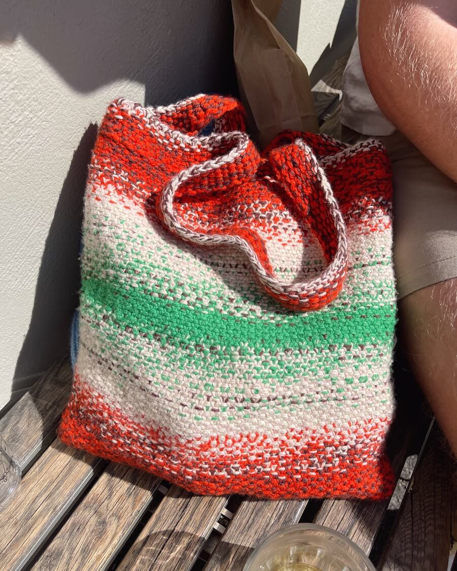 Technicolor Tote Bag von PetiteKnit (DIN A5 Heft)