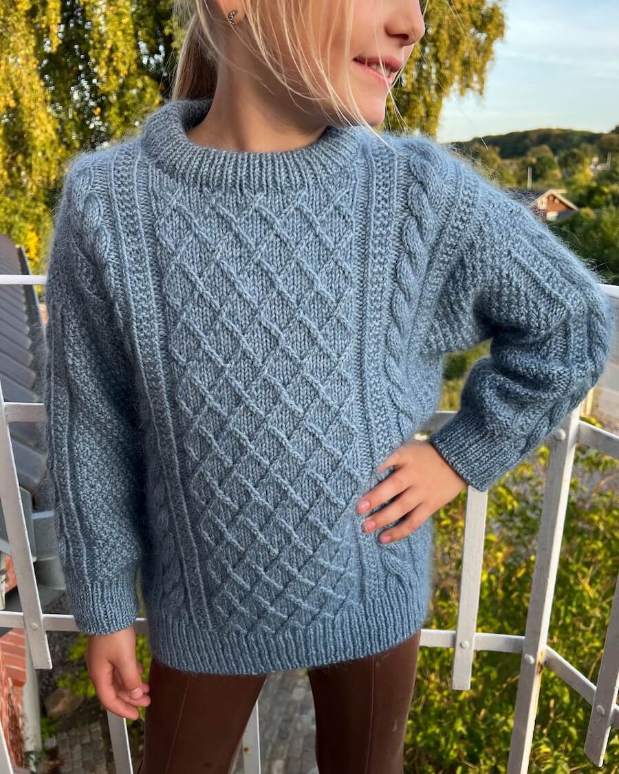 Moby Sweater Junior von PetiteKnit (DIN A5 Heft)