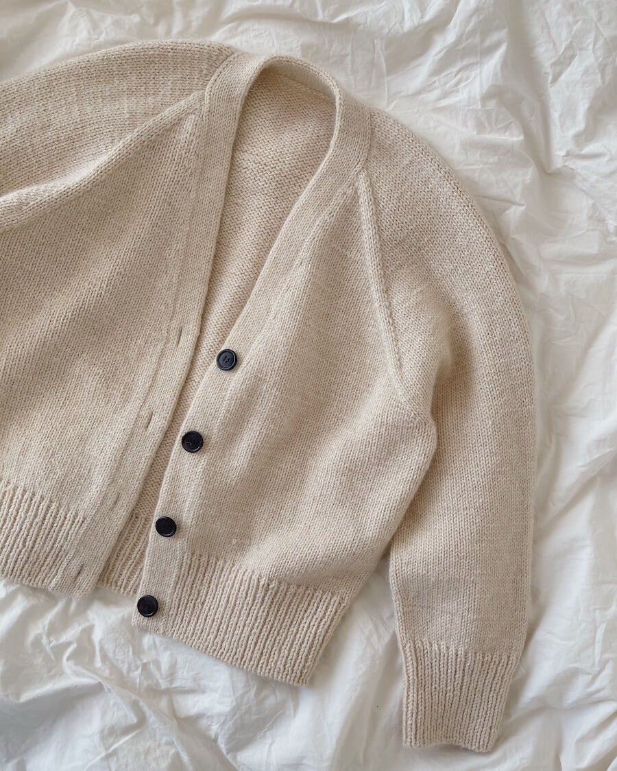 Champagne Cardigan von PetiteKnit (DIN A5 Heft)