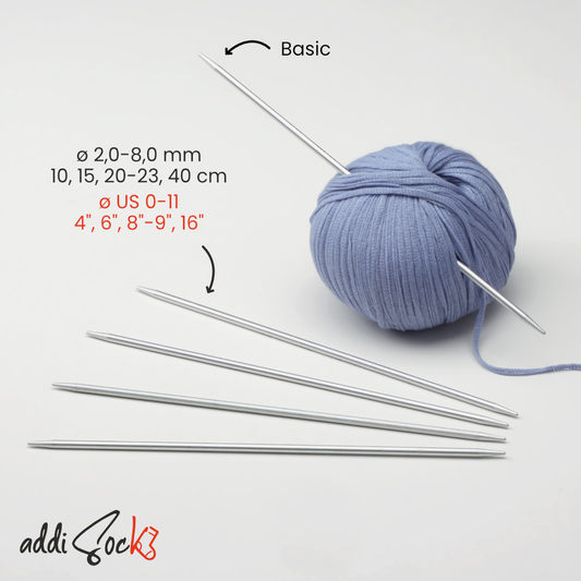 addiSock - Strumpfstricknadeln (Nadelspiel)