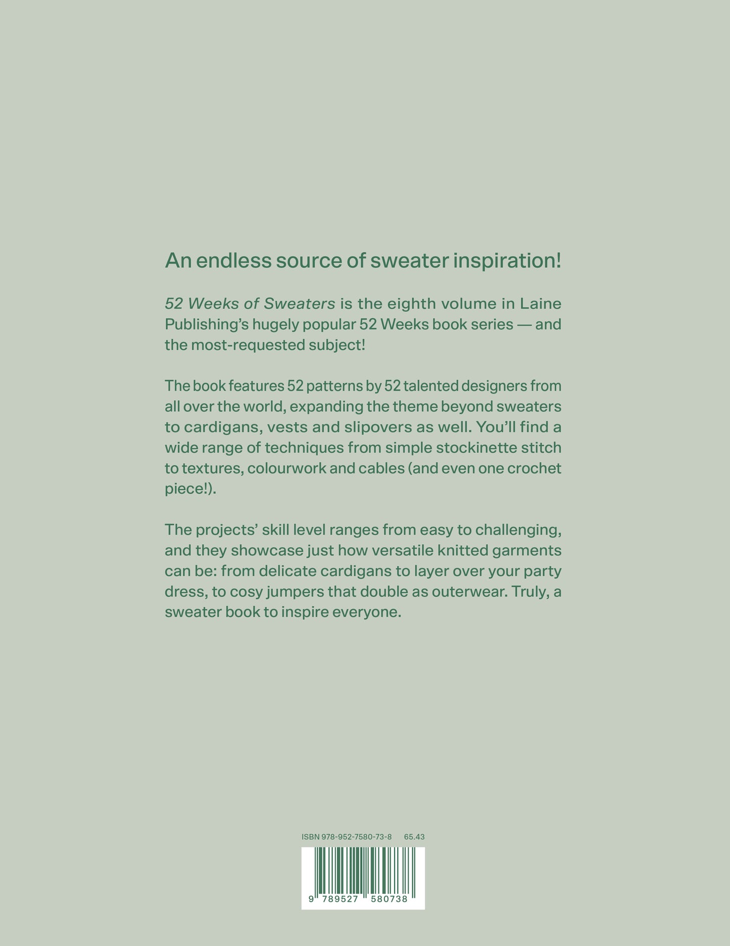 52 Weeks of Sweaters von Laine Publishing