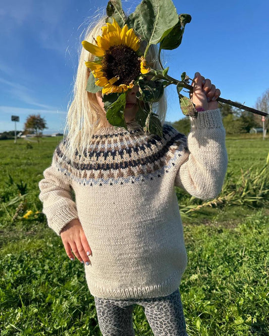 Celeste Sweater Junior von PetiteKnit (DIN A5 Heft)