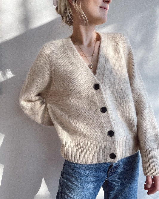 Champagne Cardigan von PetiteKnit (DIN A5 Heft)