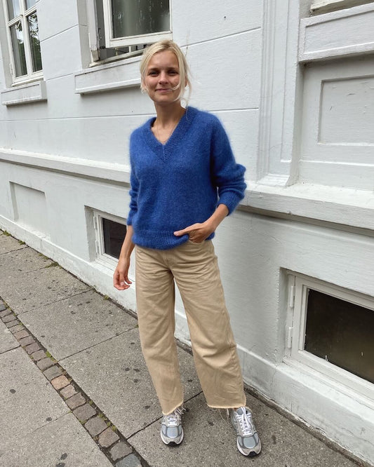 Stockholm Sweater V-Ausschnitt von PetiteKnit (DIN A5 Heft)